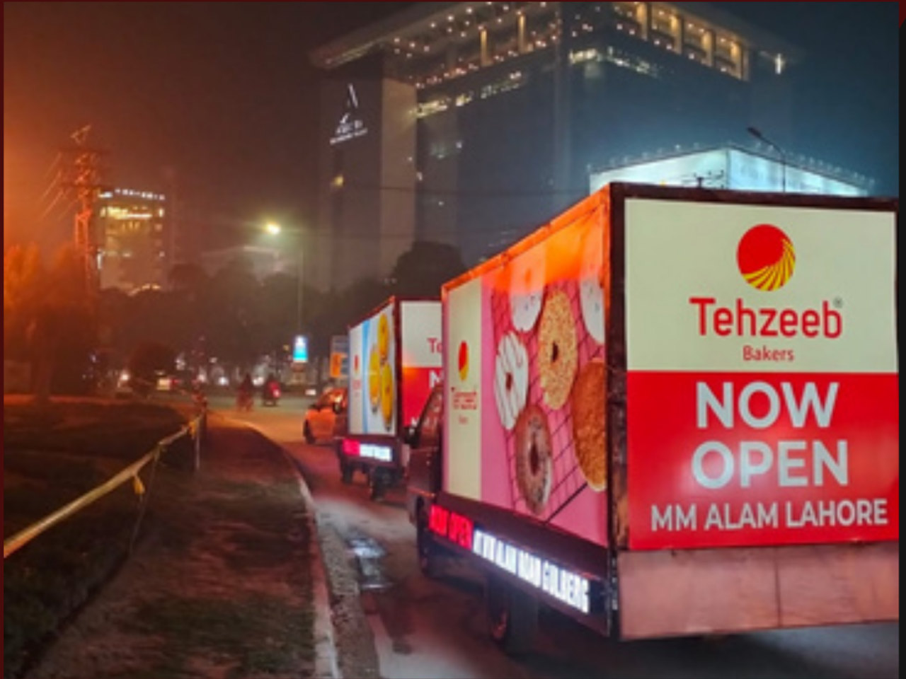 Tahzeeb Bakers outdoor roadshow